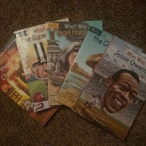 Set of 5 books in the What was/Who is series: upper elementary level